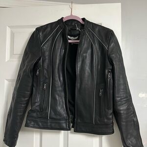 Vintage Black Real Leather Jacket